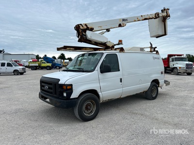 Altec AT200AV 30 ft on 2012 Ford E-350 4x2 Van Mounted Aerial Lift