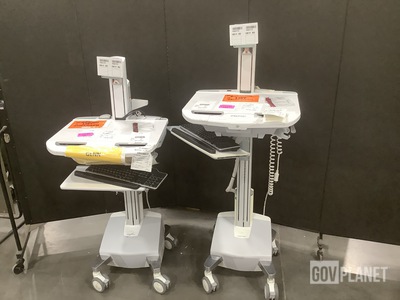 (2) Ergotron Mobile Workstation Carts