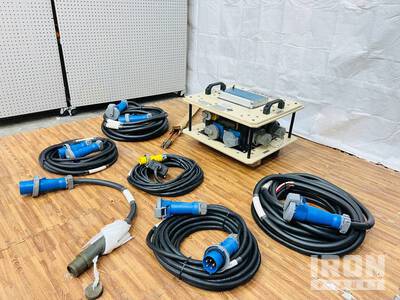 LEX DB-60 15kW Power Distribution Box w/ Power Cables (Inoperable)