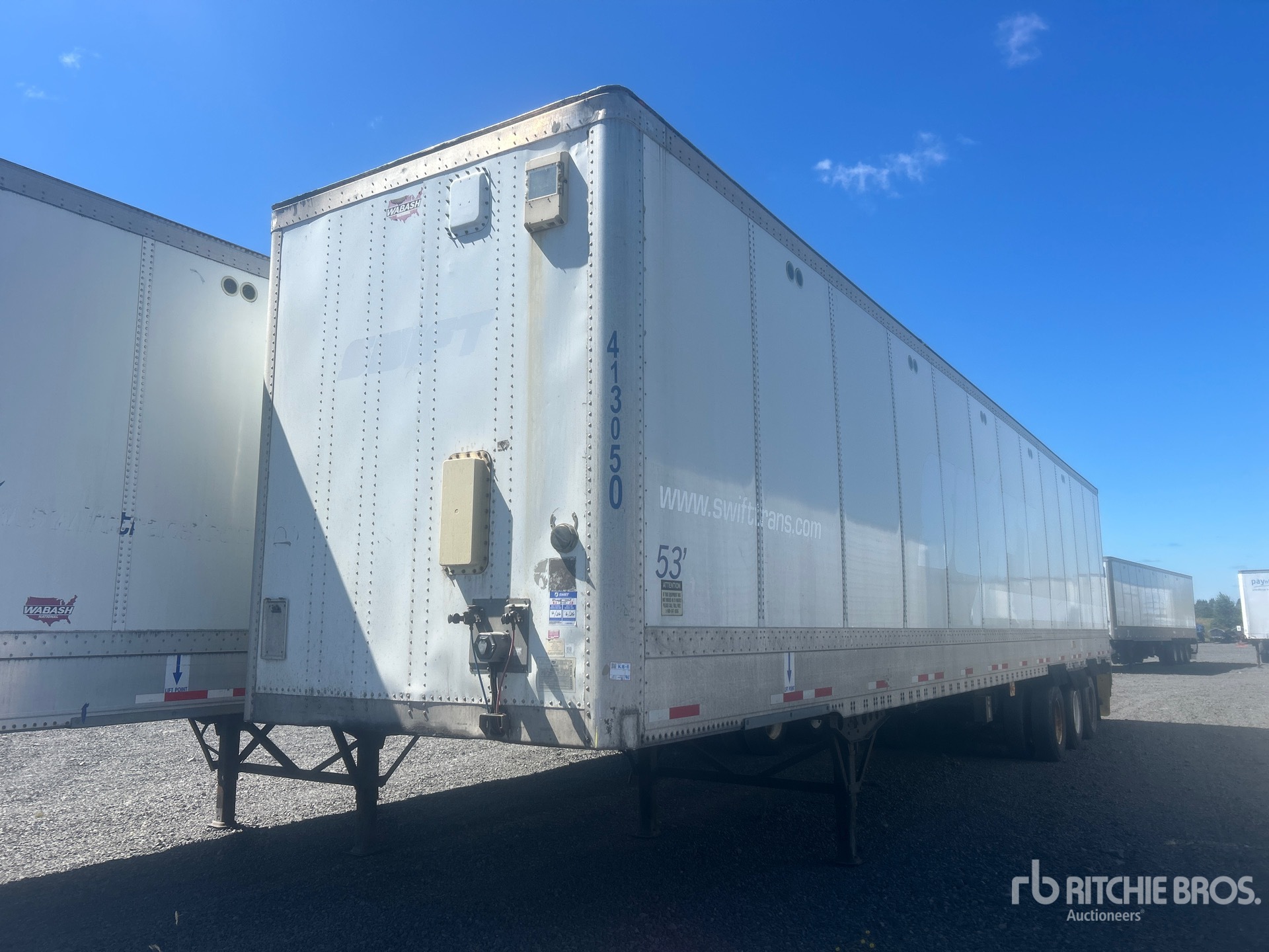 2013 Wabash 53 ft x 102 in Quad/A Van Trailer