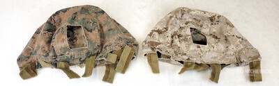 (36) USMC ECH Reversible Marpat Woodland/Desert Helmet Covers