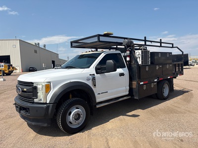 2016 Ford F-450 XL 4x4 Ciężarówka z płaską platformą