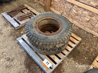 Quantity of (2) 9.00-20 Tires