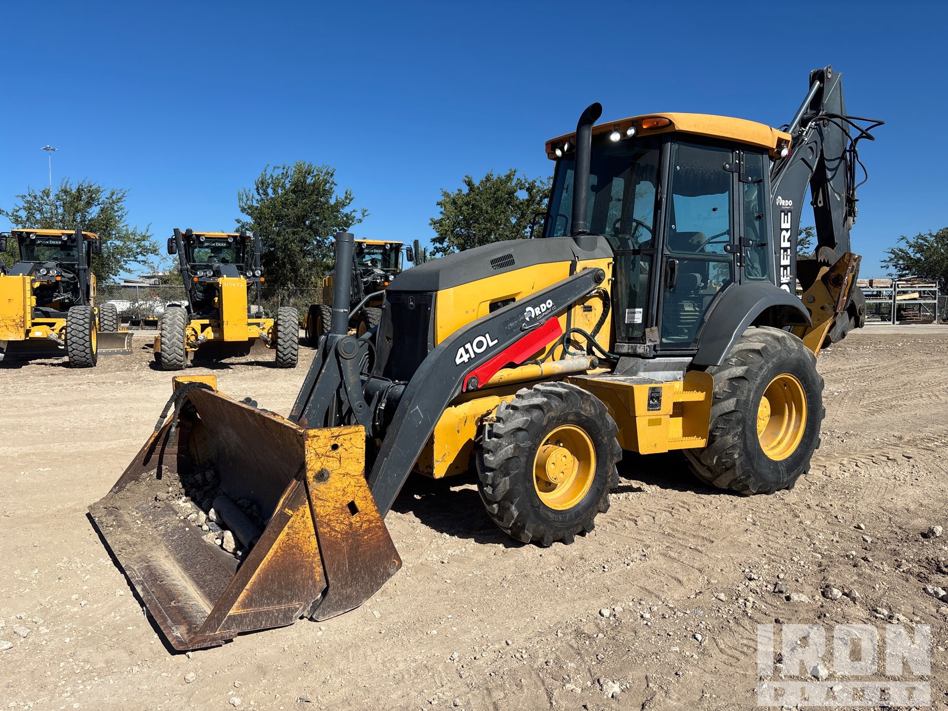 2018 John Deere 410L 4x4 Baggerlader