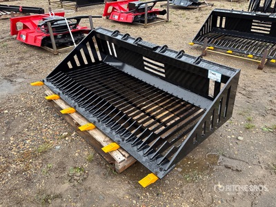 2026 GIYI GY-RB66 66 in Rock Skid Steer Bucket (Unused)