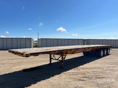 1999 Manac 53 ft Tri/A Flatbed Trailer