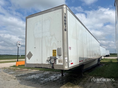 2014 Wabash DVLSHPC 53 ft x 102 in T/A Van Trailer