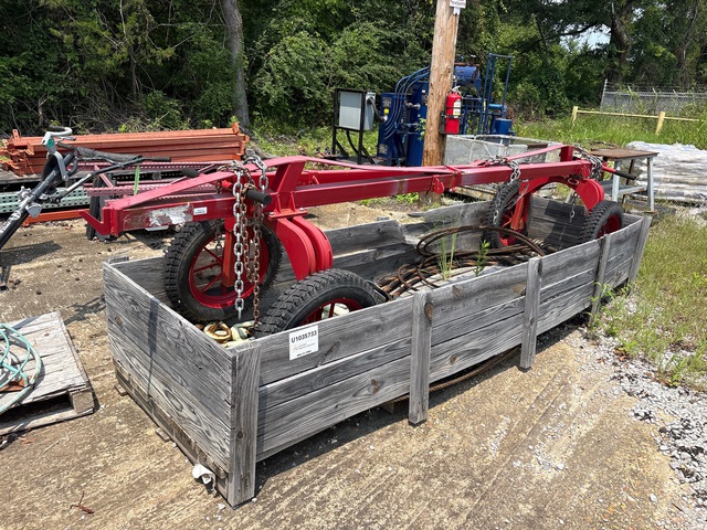 Pipe Dolly & (2) Cable Lifting Slings