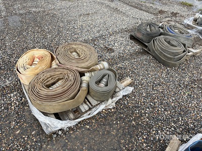 Quantity of (2) Pallets of 4 in Layflat Water Hose