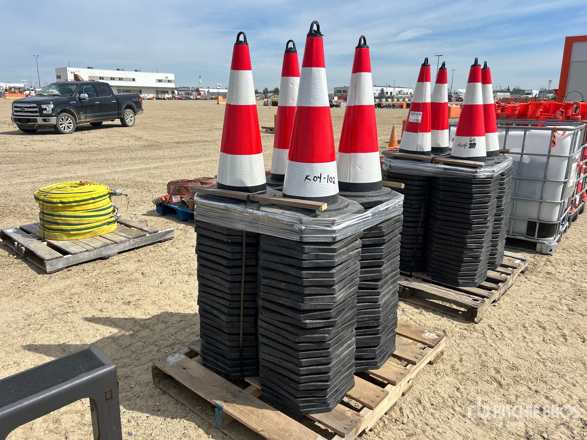 Quantity of (100) Reflective Traffic Safety Traffic Cones (Unused)