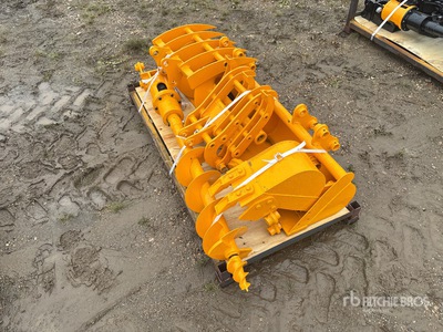 Quantity of (8) 2026 GIYI Cat 301 GYA-8 Mini Excavator Attachments (Unused)