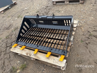 2026 GIYI GY-RB44 Rock Mini Skid Steer Bucket (Unused)