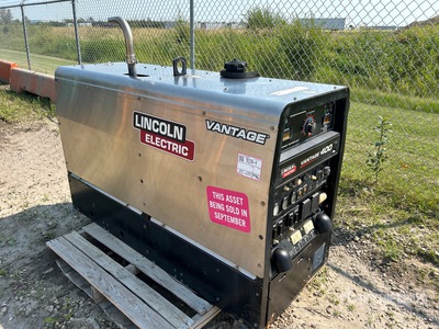 2012 Lincoln Electric Vantage 400 Skid-Mounted Multi-Process معدة لحام بمحرك