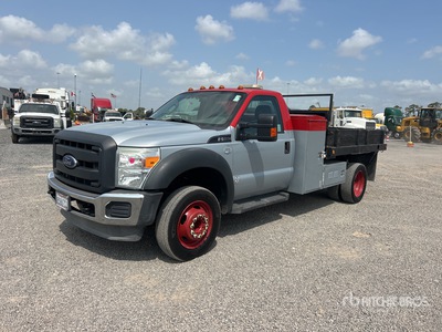 2014 Ford F-550 XL 4x2 Flatbed Dump Truck