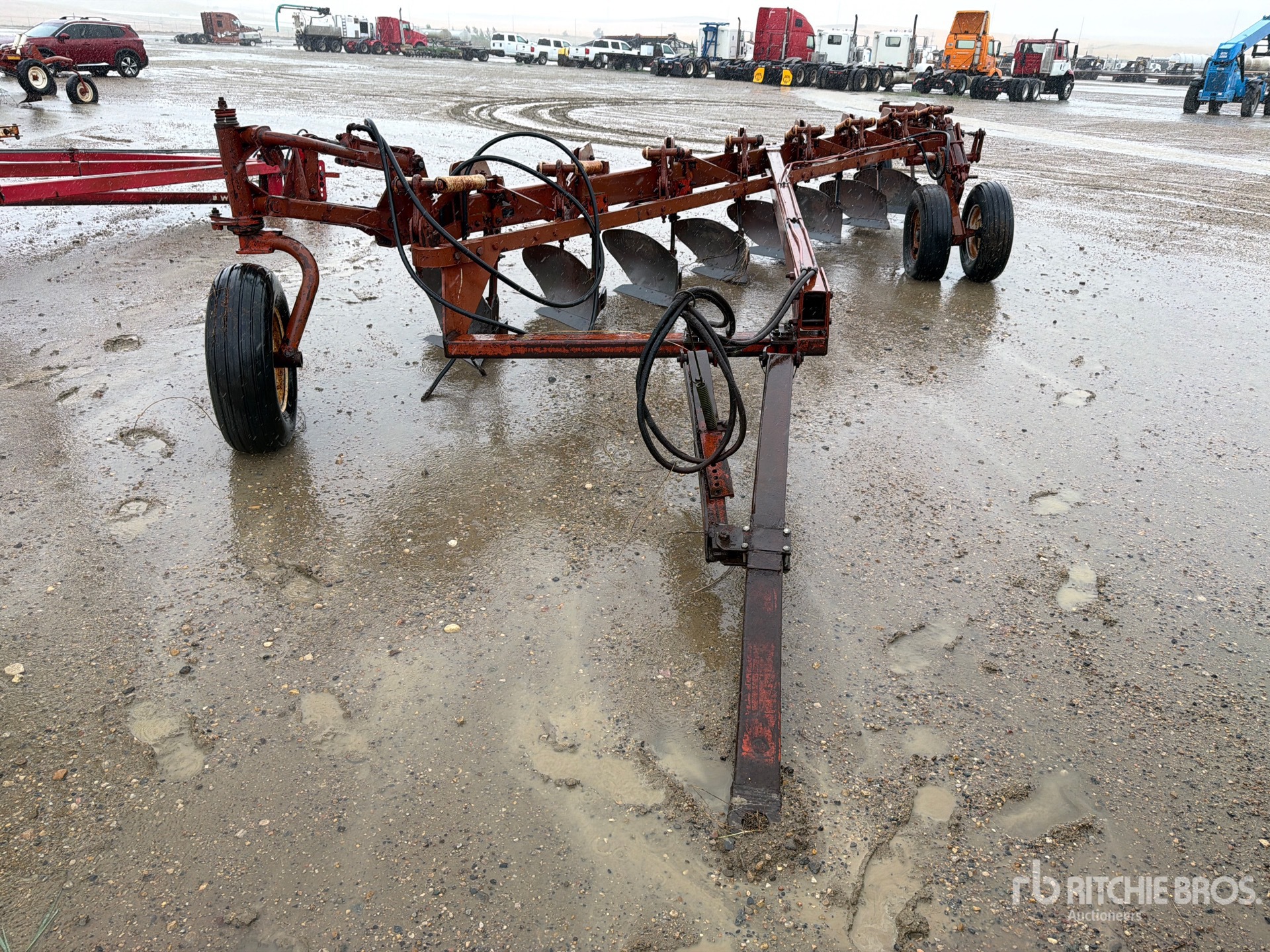 International 8 ft Bottom Moldboard Chisel Plow