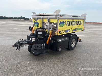 2021 New Heights RB4000 Aluminum Self Driving Debris Dump Utility Trailer
