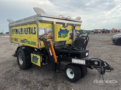 2021 New Heights RB4000 8 ft S/A Aluminum Self Driving Debris Lichte Kiepaanhanger