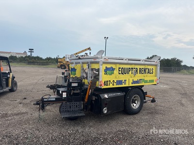 2021 New Heights RB4000 Aluminum Self Driving Debris Dump Utility Trailer