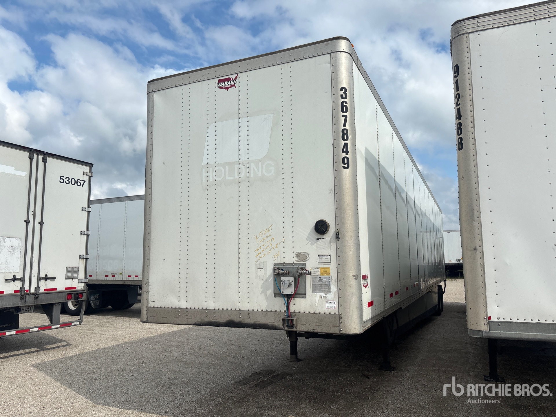 2023 Wabash DVCVHPC 53 ft x 102 in T/A Van Trailer