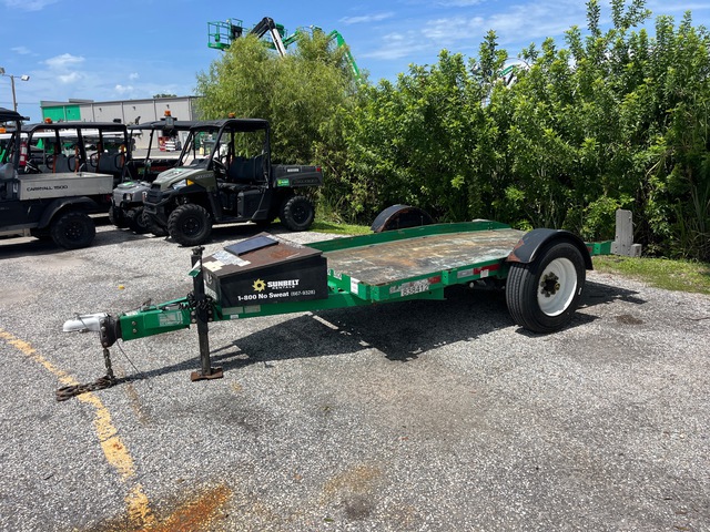 2016 Pratt EZ-1060S 10 ft S/A Ground Load Trailer