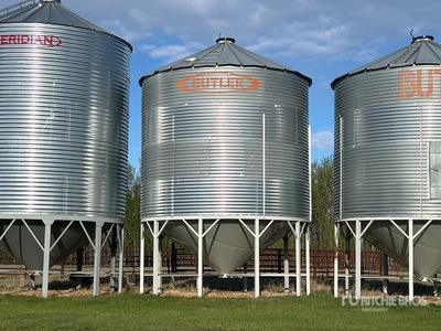 Butler +/- 3600 bu 4 Ring Hopper Cassone per grano