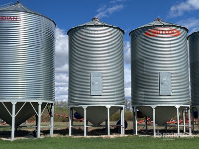 Butler +/- 2700 bu 5 Ring Hopper Cassone per grano