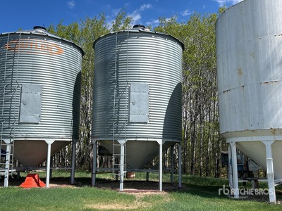 Butler +/- 2200 bu 4 Ring Hopper Cassone per grano