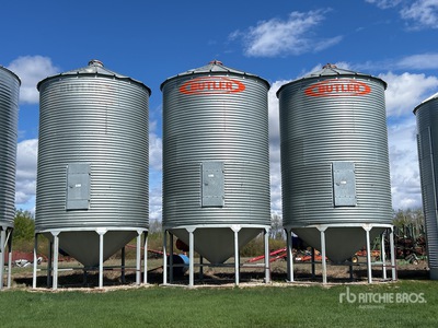 Butler +/- 2700 bu 5 Ring Hopper Cassone per grano