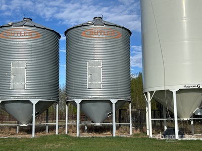 Butler +/- 2200 bu 4 Ring Hopper Cassone per grano