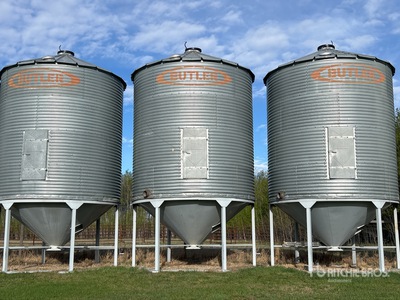 Butler +/- 2200 bu 4 Ring Hopper Cassone per grano