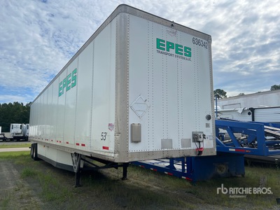 2016 Wabash 53 ft Sliding T/A Remolque de furgoneta