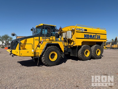 2016 Komatsu HM400-5 8700 gal 6x6 Articulated Water Truck