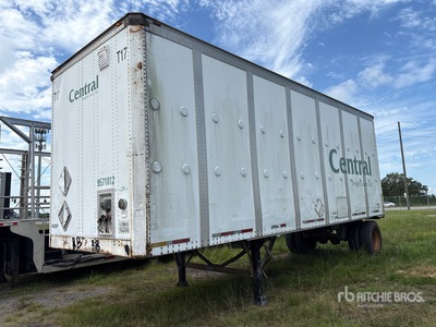 1995 Wabash 28 ft x 102 in S/A Van Trailer