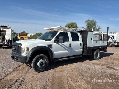 2008 Ford F-550 4x4 Flatbed Truck