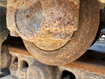 Undercarriage with Left Track Rollers