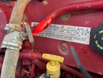 Engine with Emission Label