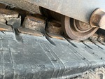 Undercarriage with Left Track Rollers