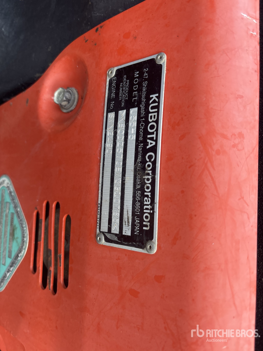 2022 Kubota U55-5R1 Minikoparka