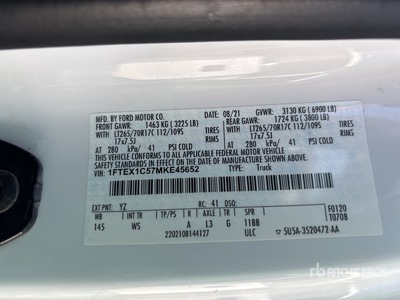 2021 Ford F-150 4x2 Extended Cab Pickup