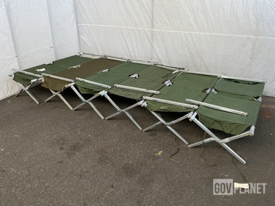 (6) Cots & (2) Cargo Tie-Down Ratchets