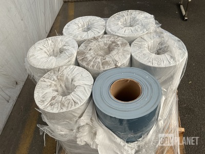 (7) Rolls of 67459040 Blue Marbleized Floor Matting