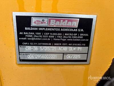 2015 Baldan 16 ft Tandem Breaking Disc