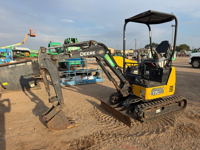 2019 John Deere 17G Mini Excavator