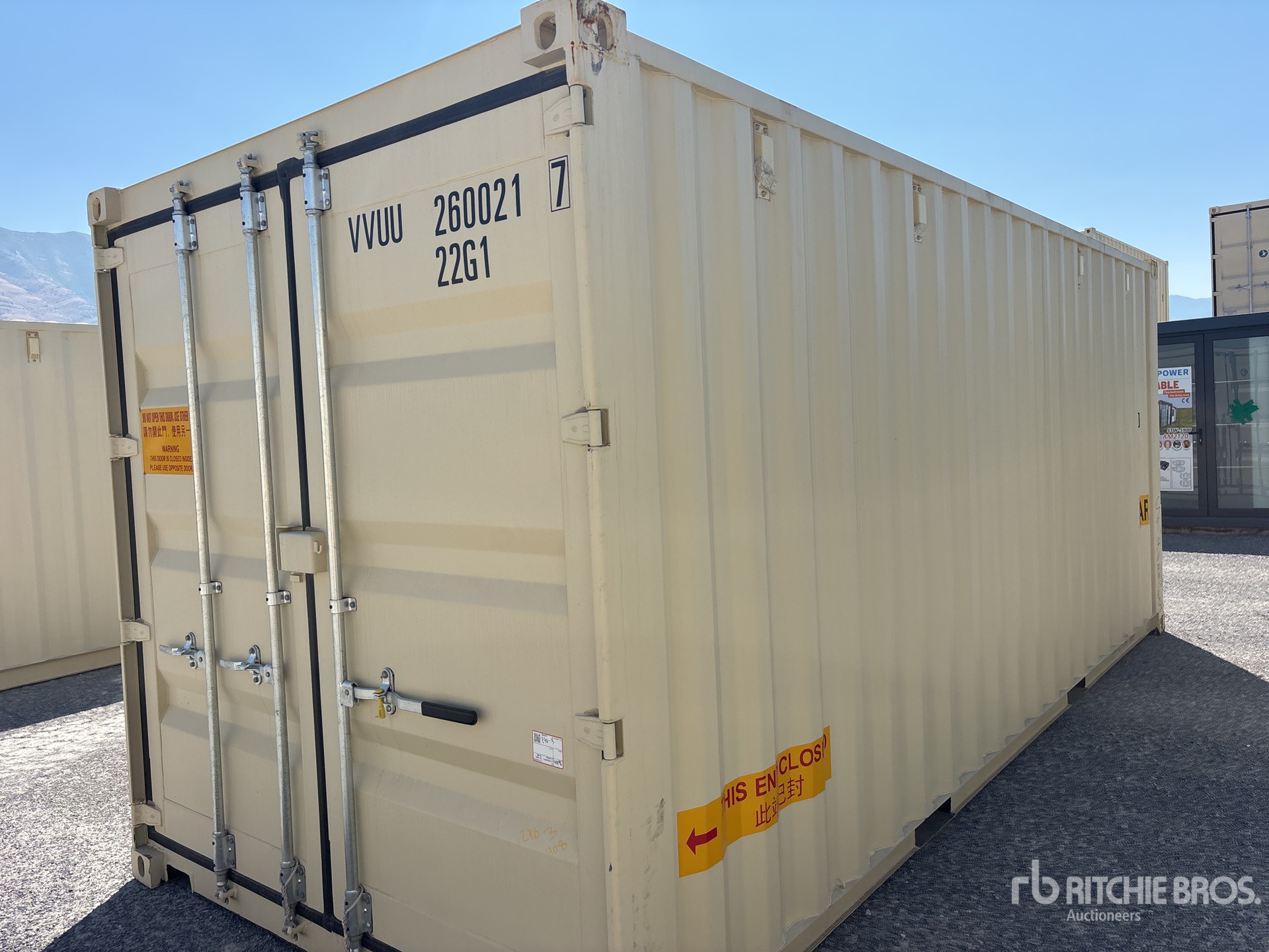 20 ft Standard Double-Ended Storage Container (Unused)