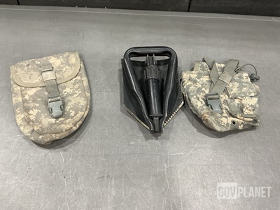 (5) Entrenching Tools, (180) General Purpose Canteen Pouches & Assorted Items