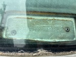 Frame Stamp Serial Number/VIN Photo