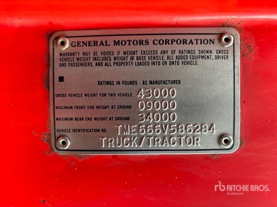 1976 GMC 6500 6x4 Grain Truck