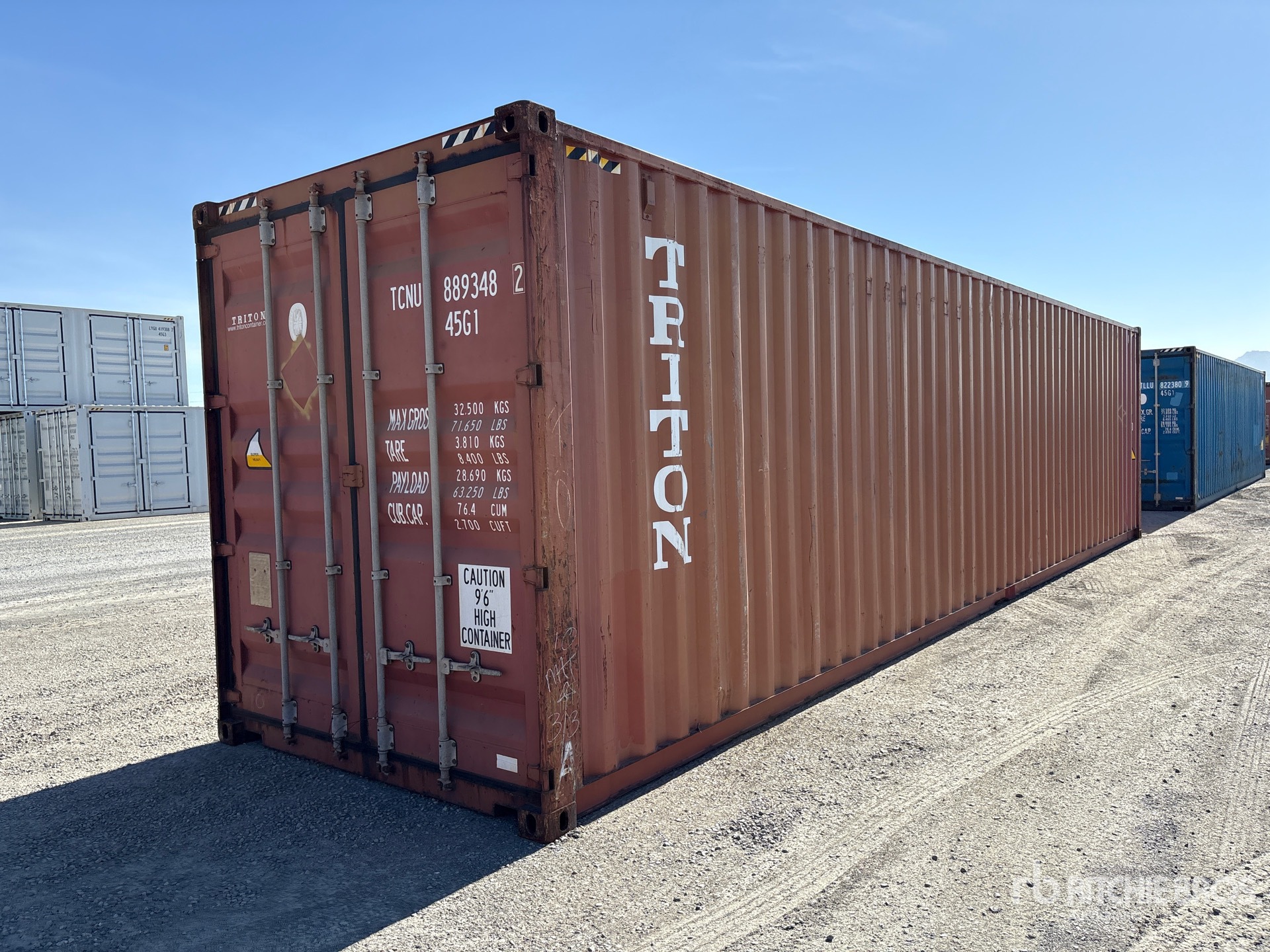 2010 40 ft High Cube Storage Container