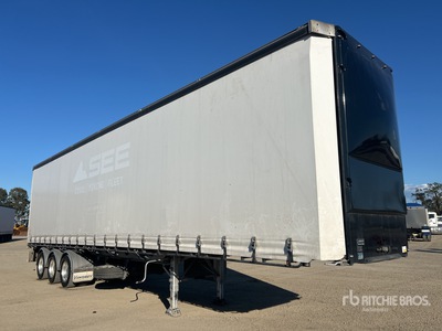 2018 Vawdrey 13 m Tri/A Zijtrailer met gordijn
