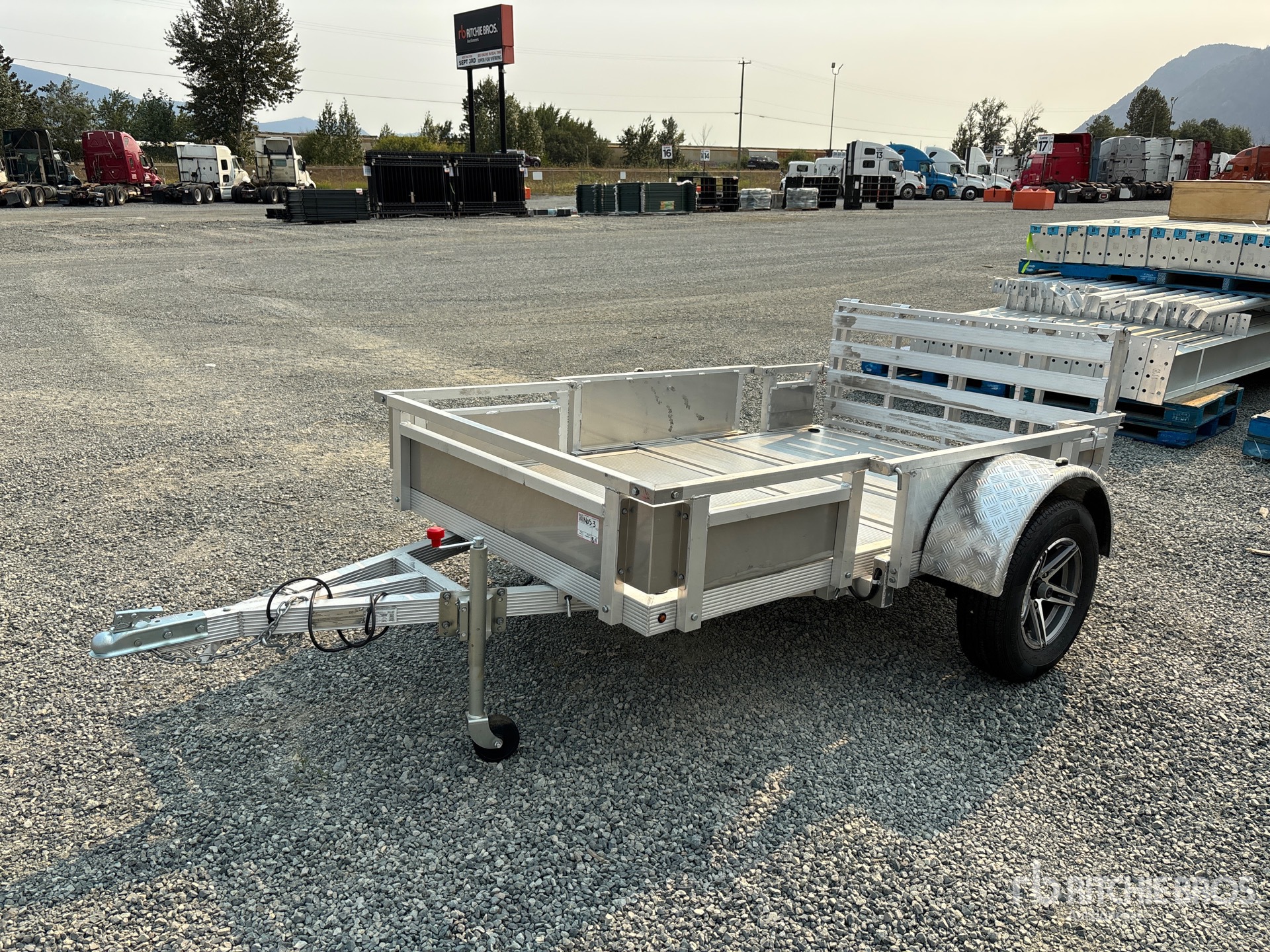 2025 8 ft S/A Equipment Trailer (Unused)